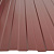 Профнастил С-8 эконом, 1200 х 2000мм х 0.3мм, RAL 3005 красное вино