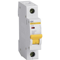 Выключатель автоматический ВА47-29 ИЭК, 1 полюсный, 50A C 4.5кА цены в Воронеже