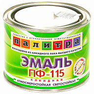 Эмаль ПФ-115 Палитра, белый, 0.4кг цены в Воронеже