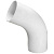 Колено трубы водосточной d-90, RAL 9003 белый
