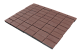 Плитка тротуарная прессованная "Брусчатка", коричневая, 40х100х200мм, (19.44м2/972шт/уп) фото №2