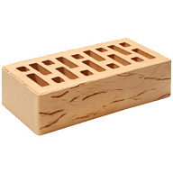 Кирпич лицевой керамический Старооскольский, солома, рустированный, 1,0НФ, М175-200, (480шт, упаковка) цены в Воронеже