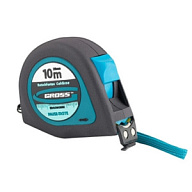 Рулетка Gross "Ergonomisch", магнитный обрезиненный зацеп, 10м х 25мм цены в Воронеже