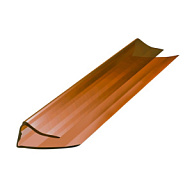 Профиль торцевой UP, 4 х 2100мм, бронзовый цены в Воронеже