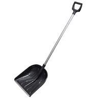 Лопата для уборки снега Купец, пластмассовая, алюминиевый черенок, 410мм х 460мм цены в Воронеже