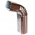 Колено водосточной трубы 76х102мм, RAL 8017 коричневый