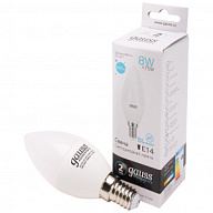 Лампа светодиодная Gauss Elementary, свеча, 8Вт, E14 4100K цены в Воронеже