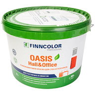 Краска водно-дисперсионная Finncolor Oasis hall/office, для стен и потолка, матовая,база С, 9л. цены в Воронеже
