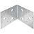 Уголок крепежный, 105 х 105 х 90мм