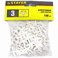 Крестики для плитки Stayer, 3мм, 150шт/упак цены в Воронеже