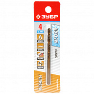 Сверло по металлу Зубр  Кобальт, 4.0х75мм цены в Воронеже