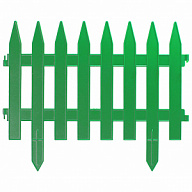 Забор декоративный Grinda "Классика", высота 28см, длина 3м, зеленый цены в Воронеже