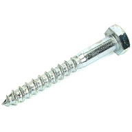 Шуруп с шестигранной головкой, 8 х 70, оцинкованный, 50 шт/упак цены в Воронеже