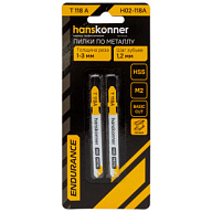Пилки для электролобзиков Пилки для лобзика Hanskonner, по металлу, 2шт Пилки для лобзика Hanskonner, по металлу, 2шт цены в Воронеже