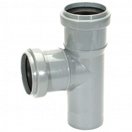 Тройник канализационный d 50х50х50мм, угол 90° цены в Воронеже