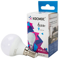 Лампы светодиодные Лампа светодиодная Космос, шар, 6.5Вт, Е14, 4500К Лампа светодиодная Космос, шар, 6.5Вт, Е14, 4500К цены в Воронеже