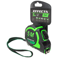 Рулетка Effecta Fort автостоп, магнит, шкаланейлон, 5м х19мм цены в Воронеже