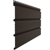 Соффит Т4 с центральной перфорацией Дёке Standard, шоколад, 305х3000мм цены в Воронеже