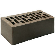 Кирпич лицевой керамический  Тербуны, графит, гладкий, 1,4НФ, М200,(192шт., упаковка) цены в Воронеже