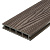 Террасная доска Decking, Urban, Венге (темный орех), 150 х 24 х 3000мм