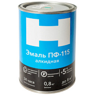 Эмаль ПФ-115 "Н" для металла и дерева, бирюзовый 0,8кг цены в Воронеже