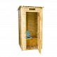Туалет деревянный односкатный со стульчаком, вагонка ВД фото №1