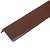 Планка торцевая RAL8017 коричневый 110х115, 2м
