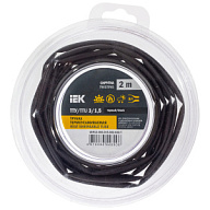 Термоусадочная трубка ИЭК ТТУ нг-LS, 3/1.5мм, черная, 2м/уп. цены в Воронеже