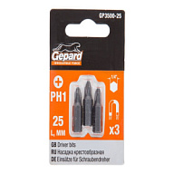 Бита Gepard PH №1, магнитная, 25мм, 3шт цены в Воронеже