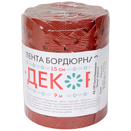 Лента бордюрная Протэк Декор, кирпич, 150мм х 9000мм цены в Воронеже