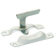 Задвижка-завертка форточная ЗФ2-2, белая цены в Воронеже