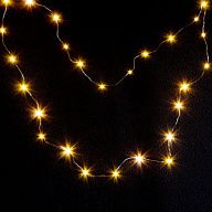 Электрогирлянда на батарейках Роса, 10м, теплый свет цены в Воронеже