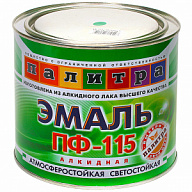 Эмаль ПФ-115 Палитра, зеленый, 1.9кг цены в Воронеже