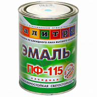 Эмаль ПФ-115 Палитра, голубой, 0.9кг цены в Воронеже