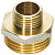Ниппель переходной, никелированный, 1/2" х 3/4"