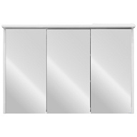 Шкаф с зеркалом Лира 105, белый цены в Воронеже