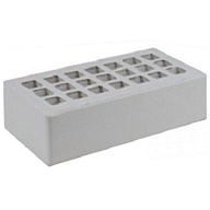 Кирпич лицевой керамический Железногорский, серый, гладкий, 1,0НФ, М175-200, (480шт, упаковка) цены в Воронеже