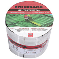 Лента-герметик Nicoband, самоклеящаяся, 150мм х 10м, серебро цены в Воронеже