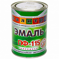 Эмаль ПФ-115 Палитра, серый, 0.9кг цены в Воронеже