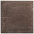 Плитка тротуарная "Облака", 300х300мм, коричневая