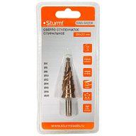 Сверло ступенчатое Sturm! P6M5+Cobalt, по металлу, 4-20мм цены в Воронеже