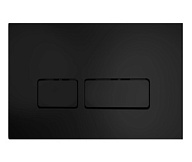 Кнопка смыва универсальная WAVE V2, прямоугольная, черная цены в Воронеже