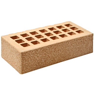 Кирпич лицевой керамический Железногорский, солома, Пена, 1,0НФ, М175-200, (480шт, упаковка) цены в Воронеже