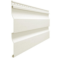 Сайдинг Дёке Premium "Корабельный брус", пломбир, 232х3600мм цены в Воронеже