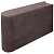 Поребрик шарнирный пресованный Зенит Черноземье, 330х200х80мм, коричневый, 144шт/уп.