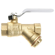 Кран шаровый с фильтром для воды ProFactor, 1/2", рычаг цены в Воронеже