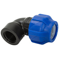 Отвод ПНД, ДУ20 х 1/2", с внутрненней резьбой цены в Воронеже