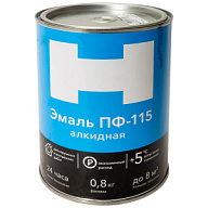 Эмаль ПФ-115 "Н" для металла и дерева, хаки 0,8кг цены в Воронеже