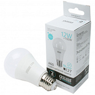 Лампа светодиодная Gauss Elementary, шар, 12Вт, E27 4100K цены в Воронеже