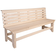 Скамья без подлокотников, липа, 1800мм х 870мм х 550мм цены в Воронеже